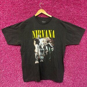 Nirvana Grunge Live Rock Tshirt size Large